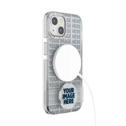 PopSockets Custom PopCase For MagSafe — IPhone 14 | 13 -PopSockets Soldes CYO YIH PopCase MagSafe Clear IP13 05 Charging
