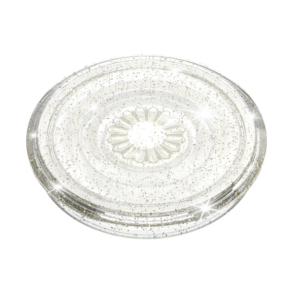 PopSockets Clear Glitter Silver 5 PopSockets Clear Glitter Silver – Image 3