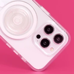 PopSockets Clear Opalescent — IPhone 15 Plus For MagSafe -PopSockets Soldes Clear Opalescent Case PopSockets IPhone Lifestyle A 1