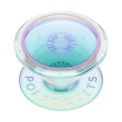 PopSockets Clear Iridescent -PopSockets Soldes Clear Iridescent 02 Grip Expanded