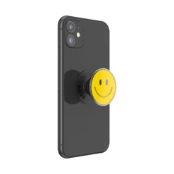 PopSockets Enamel Be Happy -PopSockets Soldes Enamel Be Happy 05 Device Black Expanded