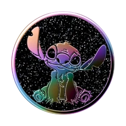 PopSockets Lilo & Stitch — Oil Slick Stitch Enamel
