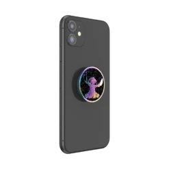 PopSockets Lilo & Stitch — Oil Slick Stitch Enamel -PopSockets Soldes Enamel Disney Oil Slick Stitch 04 Device Black Collapsed
