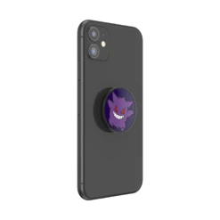 PopSockets Pokémon — Enamel Glow-in-the-dark Gengar -PopSockets Soldes Enamel GITD Gengar 04 Device Black Collapsed