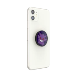 PopSockets Pokémon — Enamel Glow-in-the-dark Gengar -PopSockets Soldes Enamel GITD Gengar 06 Device White Collapsed