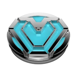 PopSockets Marvel — Iron Heart Enamel -PopSockets Soldes Enamel Iron Heart 02 Collapsed