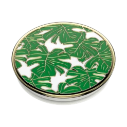 PopSockets Enamel Monstera -PopSockets Soldes Enamel Monstera OW 02 Collapsed