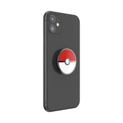 PopSockets Pokémon — Poké Ball Enamel -PopSockets Soldes Enamel Pokeball 04 Device Black Collapsed