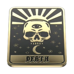 PopSockets Enamel Tarot Card Death -PopSockets Soldes Enamel Tarot Card Death 02 Collapsed