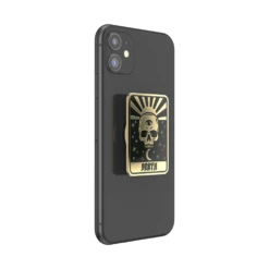 PopSockets Enamel Tarot Card Death -PopSockets Soldes Enamel Tarot Card Death 04 Device Black Collapsed