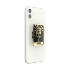 PopSockets Enamel Tarot Card Death -PopSockets Soldes Enamel Tarot Card Death 06 Device White Collapsed