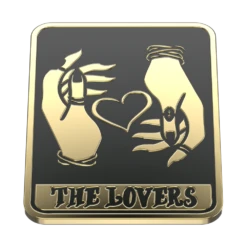 PopSockets Enamel Tarot Card The Lovers -PopSockets Soldes Enamel Tarot Card Lovers 02 Collapsed