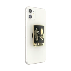 PopSockets Enamel Tarot Card The Lovers -PopSockets Soldes Enamel Tarot Card Lovers 06 Device White Collapsed