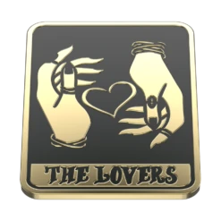 PopSockets Enamel Tarot Card The Lovers -PopSockets Soldes Enamel Tarot Card Lovers 08 Top Only