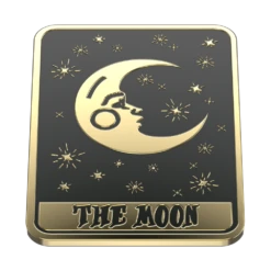 PopSockets Enamel Tarot Card Moon -PopSockets Soldes Enamel Tarot Card Moon 02 Collapsed