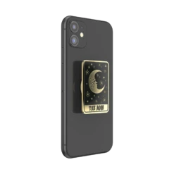 PopSockets Enamel Tarot Card Moon -PopSockets Soldes Enamel Tarot Card Moon 04 Device Black Collapsed