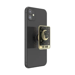 PopSockets Enamel Tarot Card Moon -PopSockets Soldes Enamel Tarot Card Moon 05 Device Black Expanded