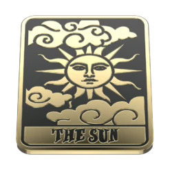 PopSockets Enamel Tarot Card Sun -PopSockets Soldes Enamel Tarot Card Sun 02 Collapsed