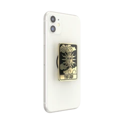 PopSockets Enamel Tarot Card Sun -PopSockets Soldes Enamel Tarot Card Sun 06 Device White Collapsed