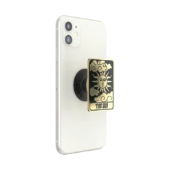 PopSockets Enamel Tarot Card Sun -PopSockets Soldes Enamel Tarot Card Sun 07 Device White Expanded