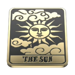 PopSockets Enamel Tarot Card Sun -PopSockets Soldes Enamel Tarot Card Sun 08 Top Only