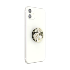 PopSockets Enamel Wild Flowers -PopSockets Soldes Enamel Wild Flowers 06 Device White Collapsed