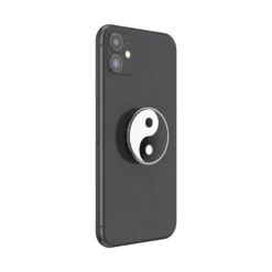 PopSockets Enamel Yin Yang -PopSockets Soldes Enamel Yin Yang 04 Device Black Collapsed