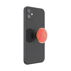 PopSockets Enamel Leo -PopSockets Soldes Enamel Zodiac Leo 05 Device Black Expanded
