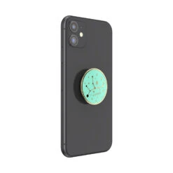 PopSockets Enamel Virgo -PopSockets Soldes Enamel Zodiac Virgo 04 Device Black Collapsed