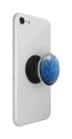 PopSockets Lapis -PopSockets Soldes Genuine Lapis Lazuli Gemstone 07 Device White Expanded
