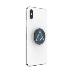 PopSockets Harry Potter — Glitter Deathly Hallows™ -PopSockets Soldes Glitter Deathly Hallows 06 Device White Collapsed