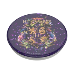 PopSockets Harry Potter — Glitter Hogwarts™ Floral -PopSockets Soldes Glitter Hogwarts Floral 03 Collapsed