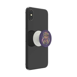 PopSockets Harry Potter — Glitter Hogwarts™ Floral -PopSockets Soldes Glitter Hogwarts Floral 05 Device Black Expanded