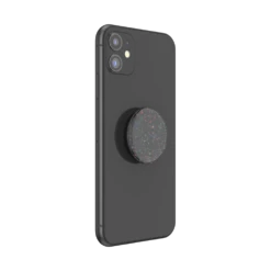 PopSockets Iridescent Confetti Oil Slick -PopSockets Soldes Iridescent Confetti Oil Slick 04 Device Black Collapsed
