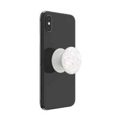 PopSockets Iridescent Confetti White 17 PopSockets Iridescent Confetti White -PopSockets Soldes Iridescent Confetti White 05 Device Black Expanded