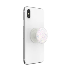 PopSockets Iridescent Confetti White 19 PopSockets Iridescent Confetti White -PopSockets Soldes Iridescent Confetti White 07 Device White Expanded