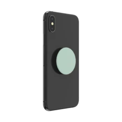 PopSockets Light Green -PopSockets Soldes Light Green Gloss 04 Device Black Collapsed