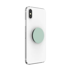 PopSockets Light Green -PopSockets Soldes Light Green Gloss 06 Device White Collapsed