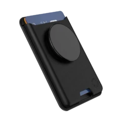 PopSockets Black — Softgoods PopWallet+ For MagSafe -PopSockets Soldes MS PW20 SoftGoods Black 00 Hero