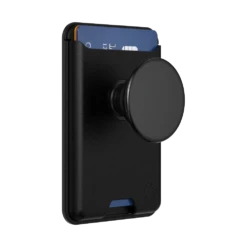 PopSockets Black — Softgoods PopWallet+ For MagSafe