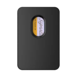 PopSockets Black — Softgoods PopWallet+ For MagSafe -PopSockets Soldes MS PW20 SoftGoods Black 05 Back