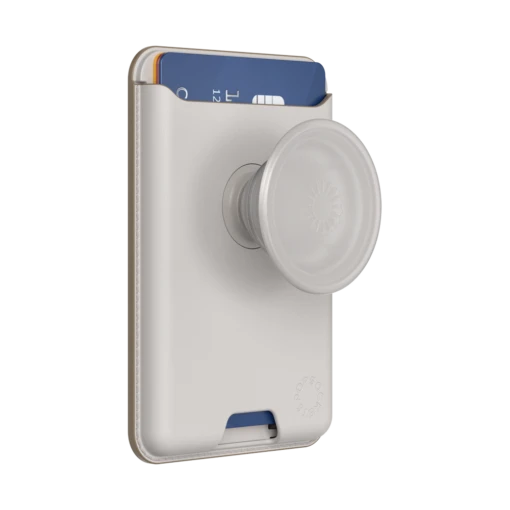 PopSockets Horchata — Softgoods PopWallet+ For MagSafe -PopSockets Soldes MS PW20 SoftGoods CoconutCream 02 34