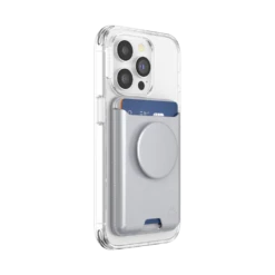 PopSockets Silver — Softgoods PopWallet+ For MagSafe 12 PopSockets Silver — Softgoods PopWallet+ For MagSafe -PopSockets Soldes MS PW20 SoftGoods Silver 04 34 Device