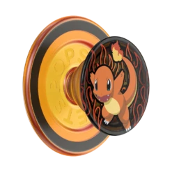 PopSockets Pokémon — Charmander Flame PopGrip For MagSafe - Round