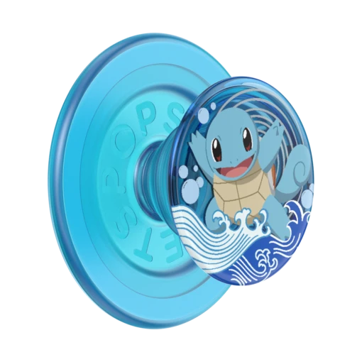PopSockets Pokémon — Squirtle Water PopGrip For MagSafe - Round -PopSockets Soldes MagSafe PopGrip Squirtle 02 34