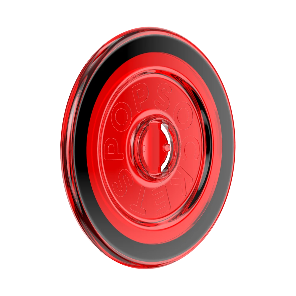 PopSockets Danger Red Translucent — MagSafe Round Base 4 PopSockets Danger Red Translucent — MagSafe Round Base – Image 2