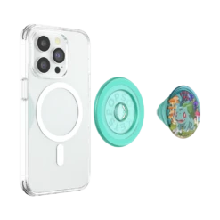 PopSockets Pokémon — Bulbasaur PopGrip For MagSafe - Round -PopSockets Soldes MagSafe PopGrip Bulbasaur 03 Device Detached