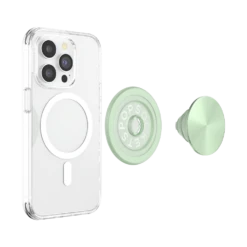 PopSockets Honey Dew — PopGrip For MagSafe - Round -PopSockets Soldes MagSafe PopGrip Honeydew 03 Device Detached