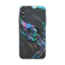 PopSockets Otter + Pop Oil Agate — IPhone XS Max