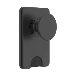 PopSockets Black — PopWallet+ For MagSafe